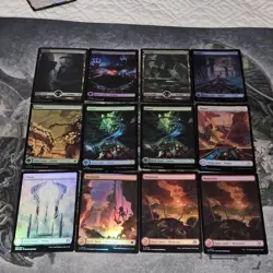 MTG | All Foil Full Art Land Only Lot ▪ 12 - Image 1