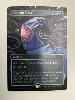MTG Thought Vessel 1495 *GALAXY FOIL* Secret Lair: Through The Wormhole MT/NM - Image 1