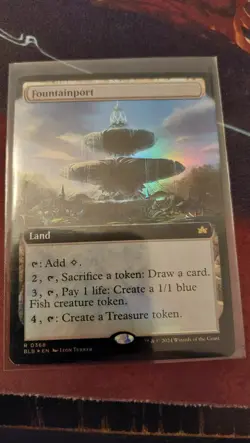 MTG Fountainport (Extended Art) [Bloomburrow] Near Mint Foil​ - Image 1