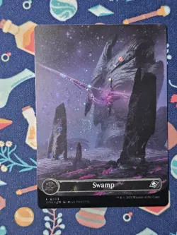 Swamp -Full Art Galaxy Foil- Edge of Eternities L EOE 369 Land mtg NM/M - Image 1