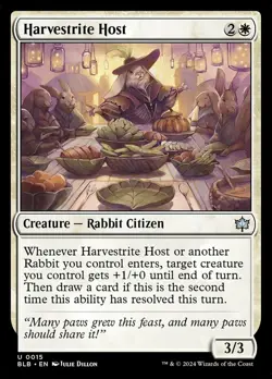 4x Harvestrite Host - Foil MTG Bloomburrow NM Magic Foil - Image 1