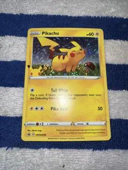 Pokemon Pikachu SWSH039 Promo Holo Sword & Shield 2020 - NM/Mint - Image 1