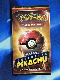 Pokemon TCG Detective Pikachu 2 Card Booster Pack Sealed Lot X6 Sun & Moon Promo - Image 2