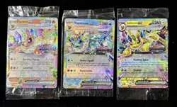 Lot of 3 Sealed Pokemon Prismatic Evolutions Promos | Jolteon, Flareon, Vaporeon - Image 1