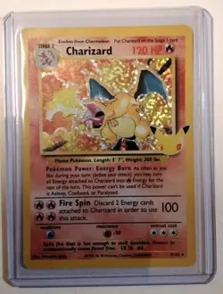 Charizard Holo 4/102 - Celebrations: Classic Coll. - Pokemon Card TCG - NM - Image 3