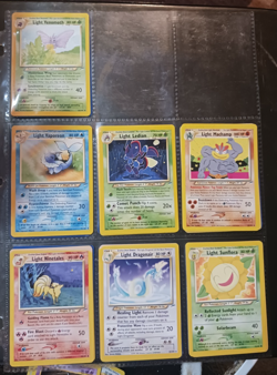 POKEMON CARDS LOT. LIGHT Ninetales. Light vaporeon. Light Dragonair. Others - Image 1