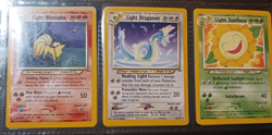 POKEMON CARDS LOT. LIGHT Ninetales. Light vaporeon. Light Dragonair. Others - Image 3
