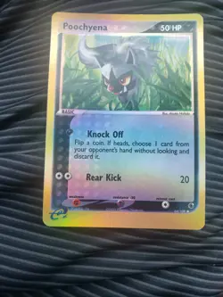 Poochyena 64/109 Reverse Holo 2003 EX Ruby and Sapphire Pokemon Card NM - Image 1