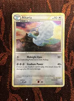 Pokemon TCG Altaria 2/102 HS Triumphant LP Condition Rare Holo Nice Card Vintage - Image 1