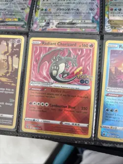 Radiant Charizard Pokemon GO Holo Card 011/078 English 2022 - Image 4