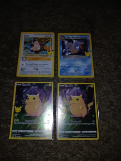 Lot Of 4 Pokemon Celebrations 25th Anniversary Pokemon Cards - Image 1