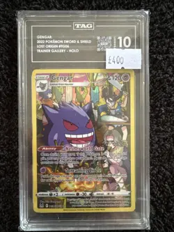 Pokemon 2022 Lost Origin Gengar Trainer Gallery Holo Card TG06/TG30 Tag 10 - Image 1