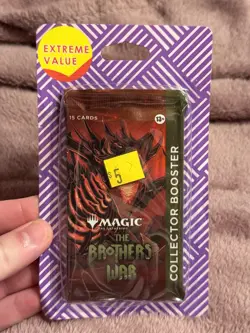 MTG The Brothers' War - ONE (1) Collector Booster Pack - 15 Cards SEALED - Image 1