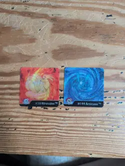 Pokemon Artbox 1999 Premier Edition and Series One Action Flipz 3D Card Set Of 5 - Image 3