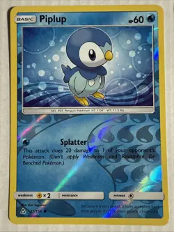Pokemon Tcg Piplup Reverse Holo 2 Card Lot - Image 2
