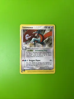 Salamence 19/97 EX Dragon E-Reader Pokemon Card LP - Image 1