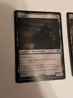 MTG LOTR Nazgul Uncommon Lot of 3 Near Mint - Image 1