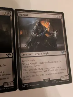 MTG LOTR Nazgul Uncommon Lot of 3 Near Mint - Image 3