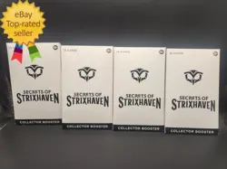 Magic: The Gathering Secrets Of Strixhaven Collector Booster Pack **Lot of 4** - Image 1