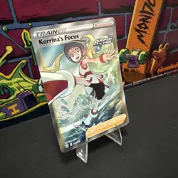 Korrina’s Focus 160/163 FA Full Art Ultra Rare Battle Styles NM Pokemon TCG - Image 2