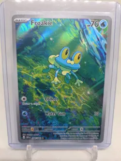 Froakie 88/86 Illustration Rare Pokemon TCG Chaos Rising ME04 Holo IR NM - Image 1