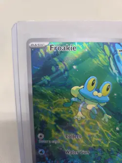 Froakie 88/86 Illustration Rare Pokemon TCG Chaos Rising ME04 Holo IR NM - Image 2