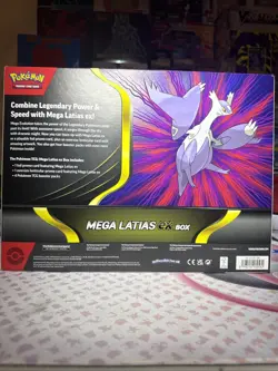 Pokemon Mega Evolution Mega Latias Ex Box Factory Sealed with 4 Booster Packs - Image 2