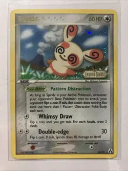 2006 POKEMON LEGEND MAKER SPINDA REVERSE FOIL STAMPED⭐⭐ #26/92 MINT - Image 2