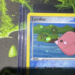 Pokemon Luvdisc 7/100 Crystal Guardians Rare Reverse Holo English (2006) - Image 2
