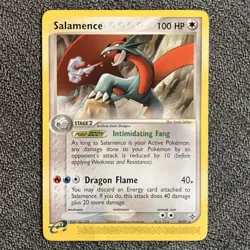 Salamence 19/97 MP/LP (minor creasing) - Ex Dragon - Vintage WOTC Pokemon TCG - Image 1