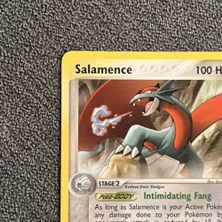 Salamence 19/97 MP/LP (minor creasing) - Ex Dragon - Vintage WOTC Pokemon TCG - Image 3