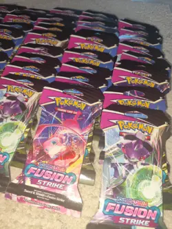 Fusion Strike Sleeved Booster Packs x 10- Pokemon TCG Sword & Shield - Image 4