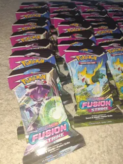 Fusion Strike Sleeved Booster Packs x 10- Pokemon TCG Sword & Shield - Image 5