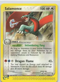 Pokemon - Salamence - Dragon 19/97 - Rare - LP - Image 1