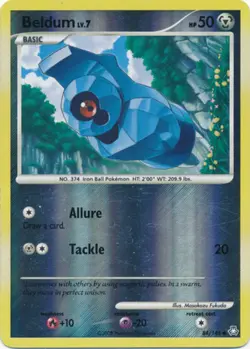 Beldum - 84/146 - Common - Reverse Holo PL/MP, English Pokemon Legends Awakened - Image 1
