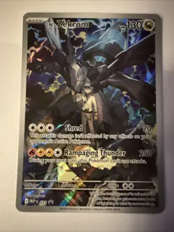 Pokemon TCG N's Zekrom 031 Mega Evolution Promos Holofoil Near Mint - Image 1