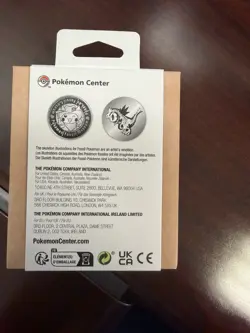 Pokemon Center Fossil Museum Commemorative Coin Pikachu Tyrantrum 2024 1.5in - Image 3