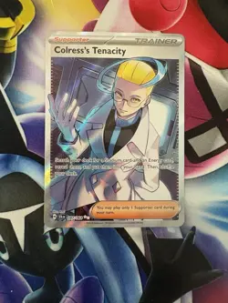 Colress's Tenacity 087/064 Ultra Rare Shrouded Fable Pokemon Holo Near Mint - Image 1