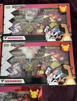 Pokemon TCG 25th Anniversary Celebrations V Memories Special Collection Sealed - Image 3