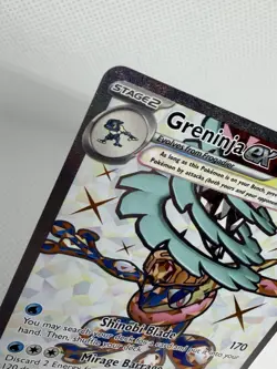Greninja ex 198/167 Pokemon TCG: Twilight Masquerade Full Art - Near Mint - Image 2