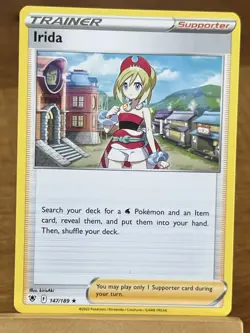 Pokemon TCG Trainer Irida 147/189 Astral Radiance Rare - Image 1