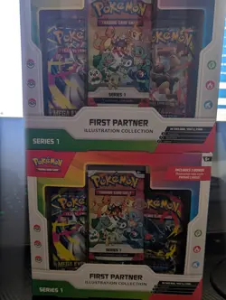 Pokemon TCG First Partner Illustration Collection Series 1 Box Lot of 2 - Image 1