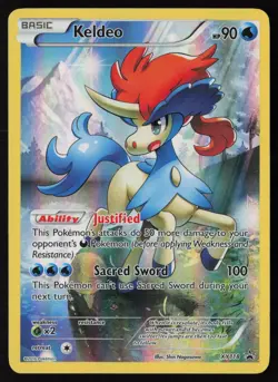 Keldeo XY118 Holo Promo XY Promo Pokemon Lightly Played - Image 1