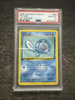 PTITARD COMMUNE - POKEMON 59/102 SET DE BASE EDITION 1 PSA 10 - Image 1