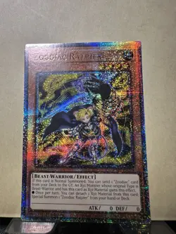 Yu-Gi-Oh Zoodiac Ratpier (Quarter Century SR) RA04-EN274 NM 1st Edition - Image 1