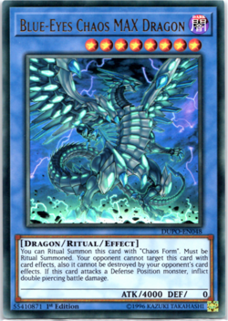 Blue-Eyes Chaos MAX Dragon - DUPO-EN048 - Ultra Rare - 1st Edition Yugioh EURO - Image 1