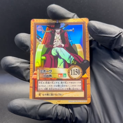Mihawk 2000 C170 One Piece Carddass Hyper Battle Holo Japanese Vintage Bandai - Image 2
