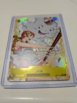 Zeus (Alternate Art) OP11-106 Rare A Fist of Divine Speed One Piece NM - Image 1