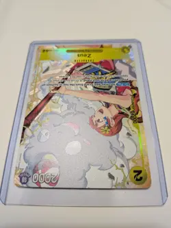 Zeus (Alternate Art) OP11-106 Rare A Fist of Divine Speed One Piece NM - Image 4