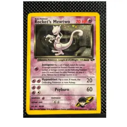 Rocket's Mewtwo Best of 008/009 Reverse Holo Promo Basic Pokemon Card - Image 1
